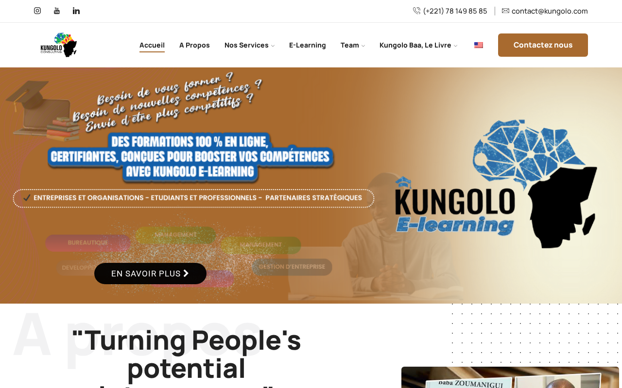 Capture du site kungolo.com — coaching et formation professionnelle